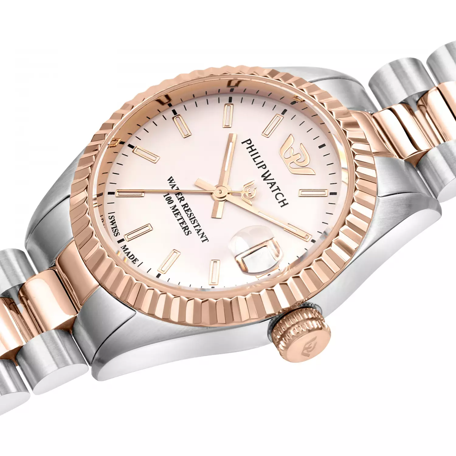 Philip Watch Caribe Donna Bicolor – acciaio e oro rosa R8253597580