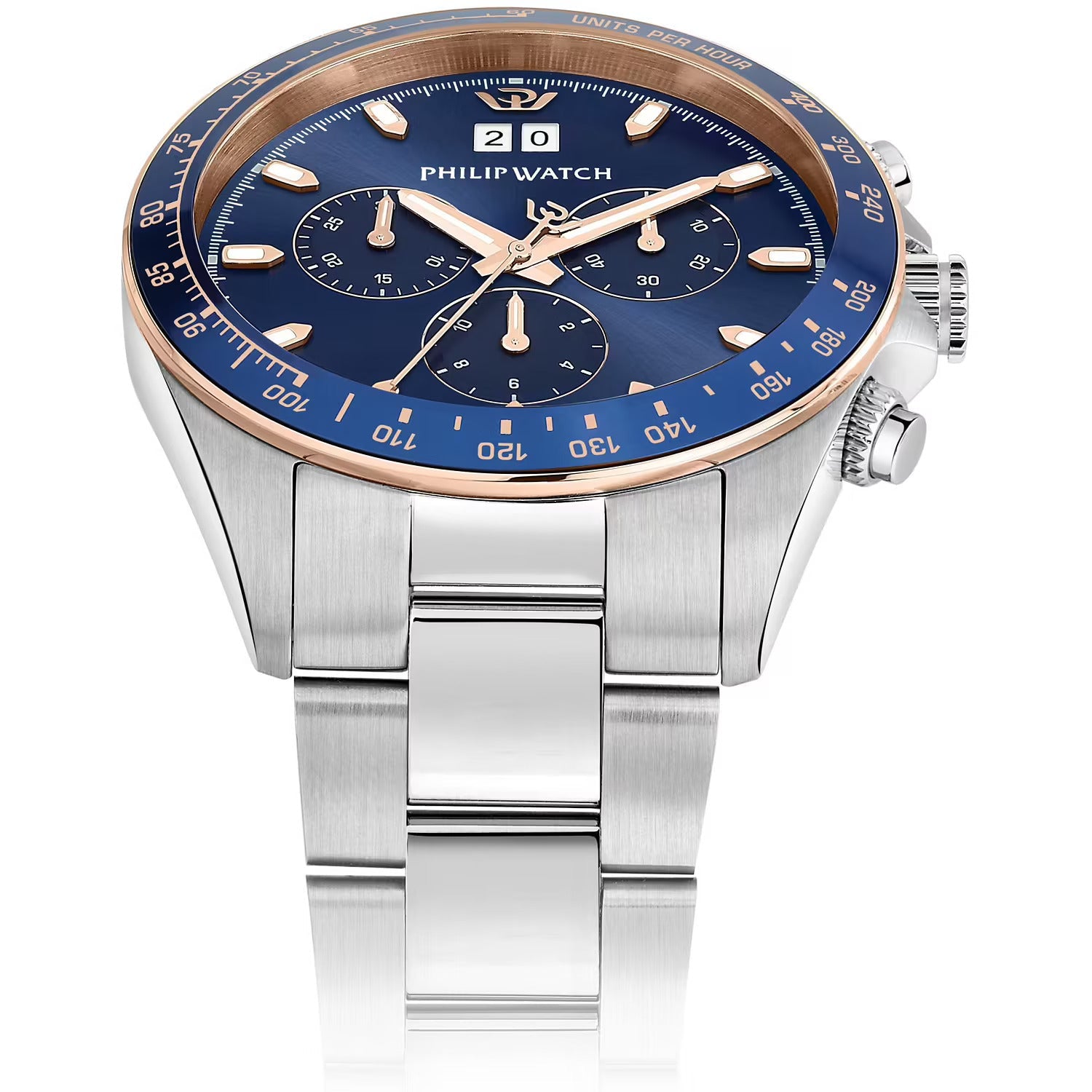 Philip Watch Caribe Sport Cronografo Quarzo R8273 blu