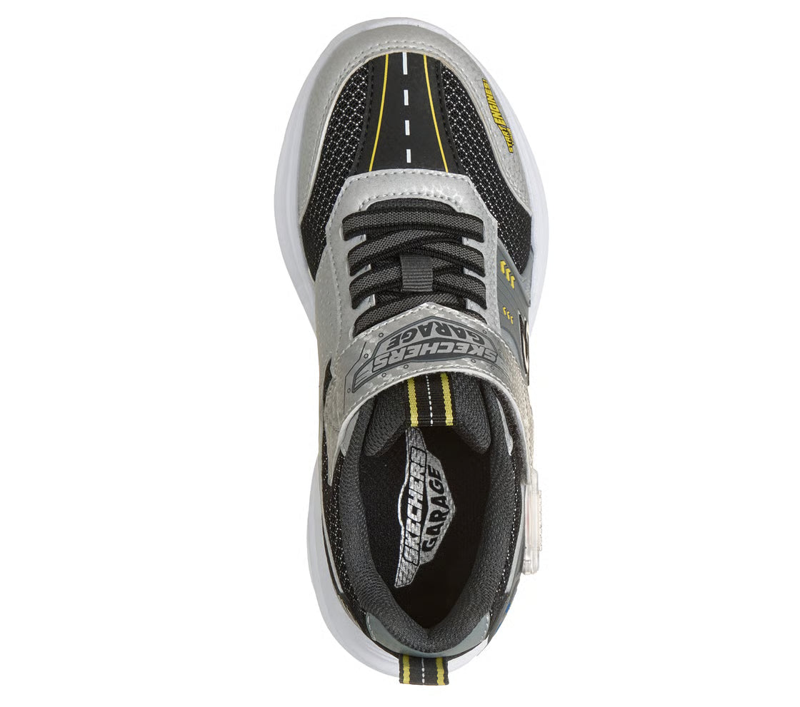 Skechers scarpa da ginnastica da bimbo Garage 402150L/SLBK grigio
