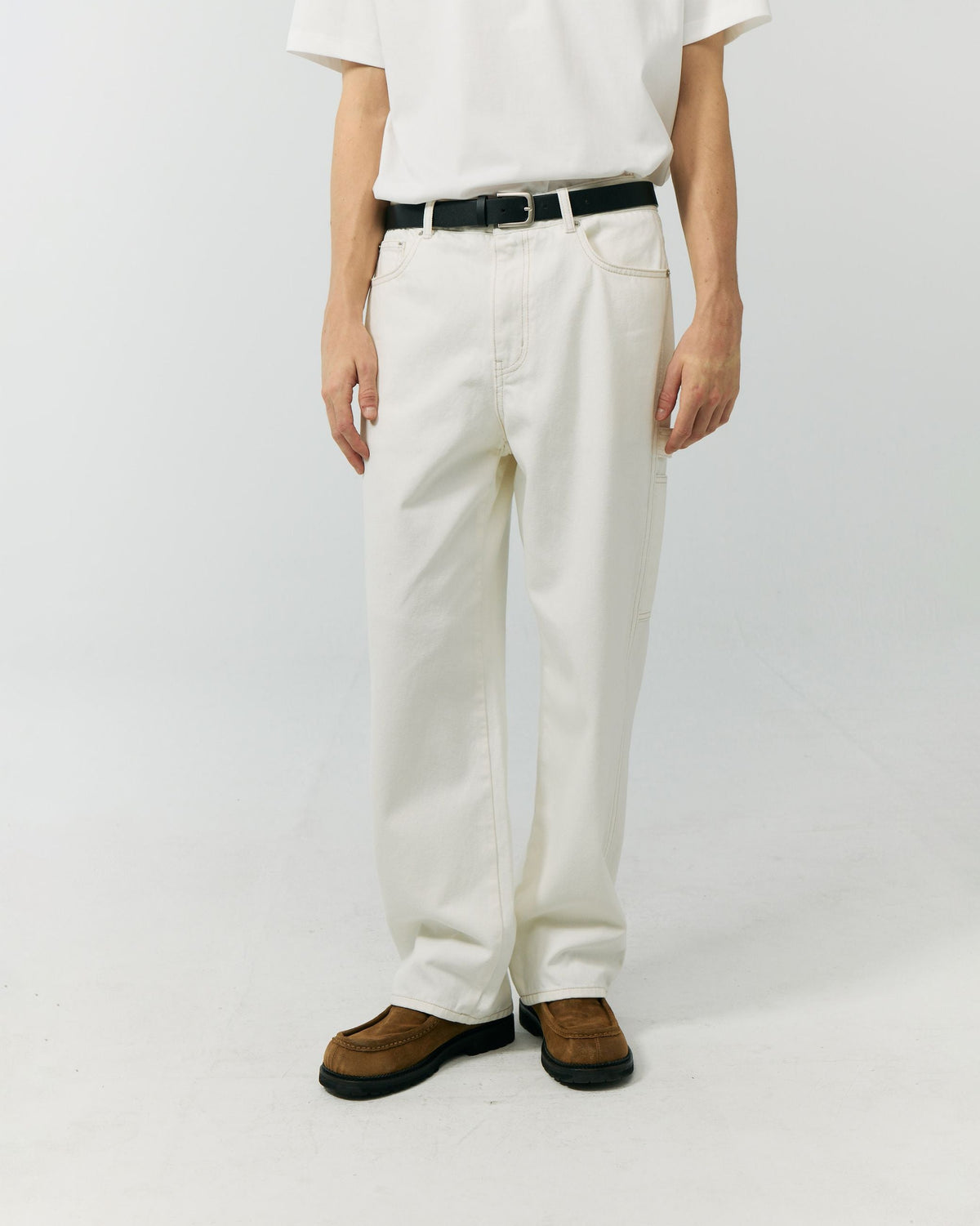 Pantaloni Modern Carpenter Crema