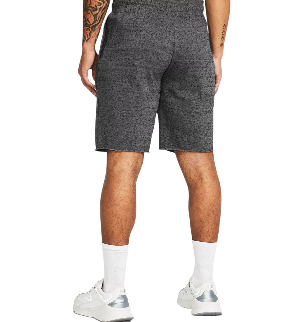 Pantaloncini Rival Terry Uomo Castlerock Light Heather/Onyx White