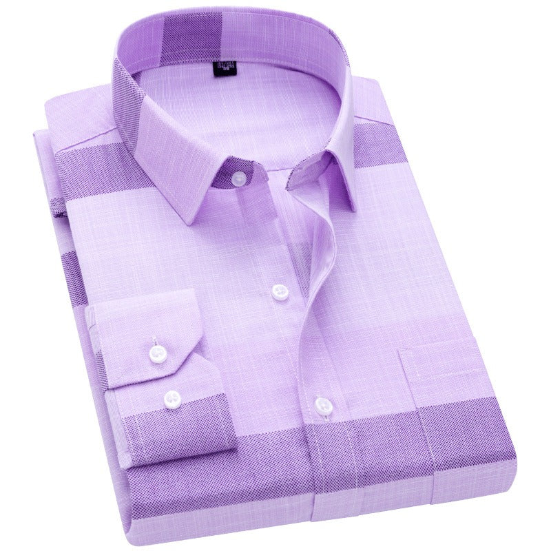 Camicia Casual da Uomo a Maniche Lunghe in Cotone – Comfort e Stile per Ogni Occasione