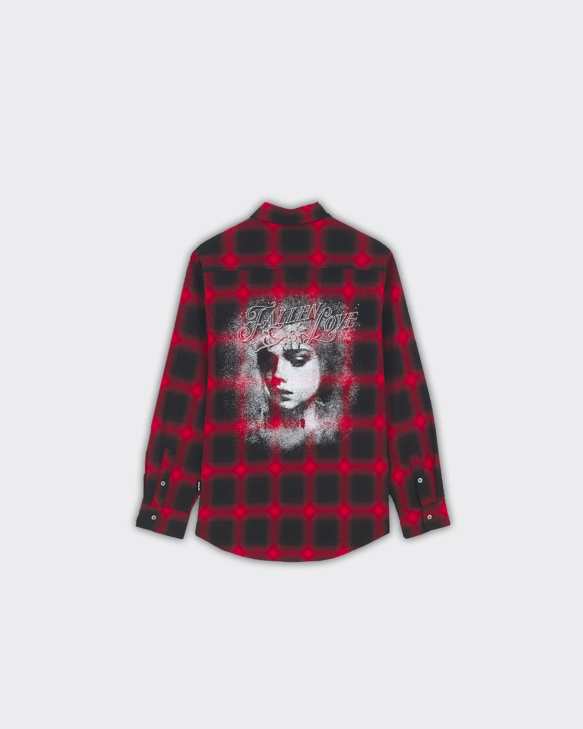 Camicia Fallen Love Checked Rossa