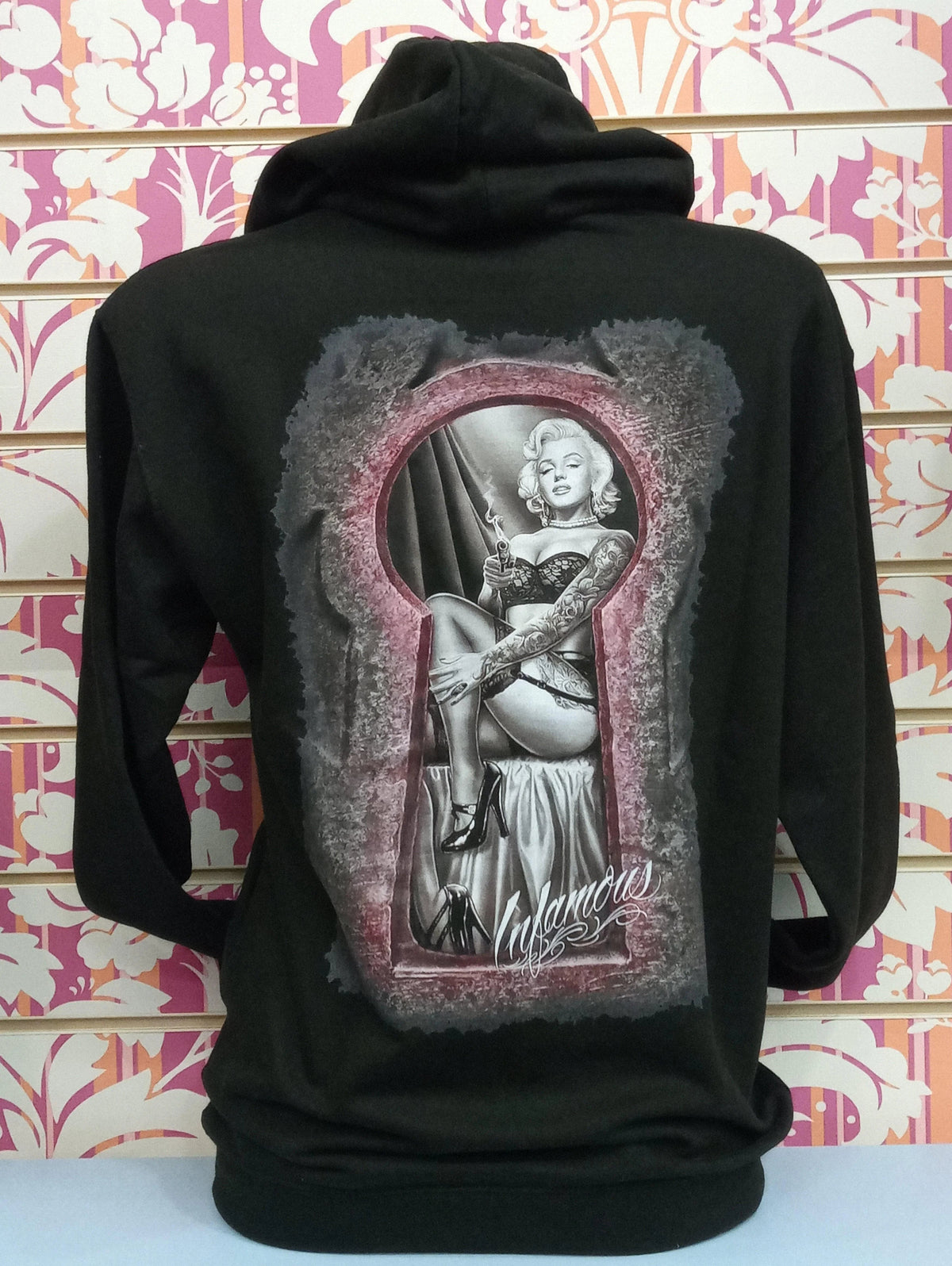 9033 INFAMOUS COL.NERO DONNA - Felpa UNISEX College - AWDis