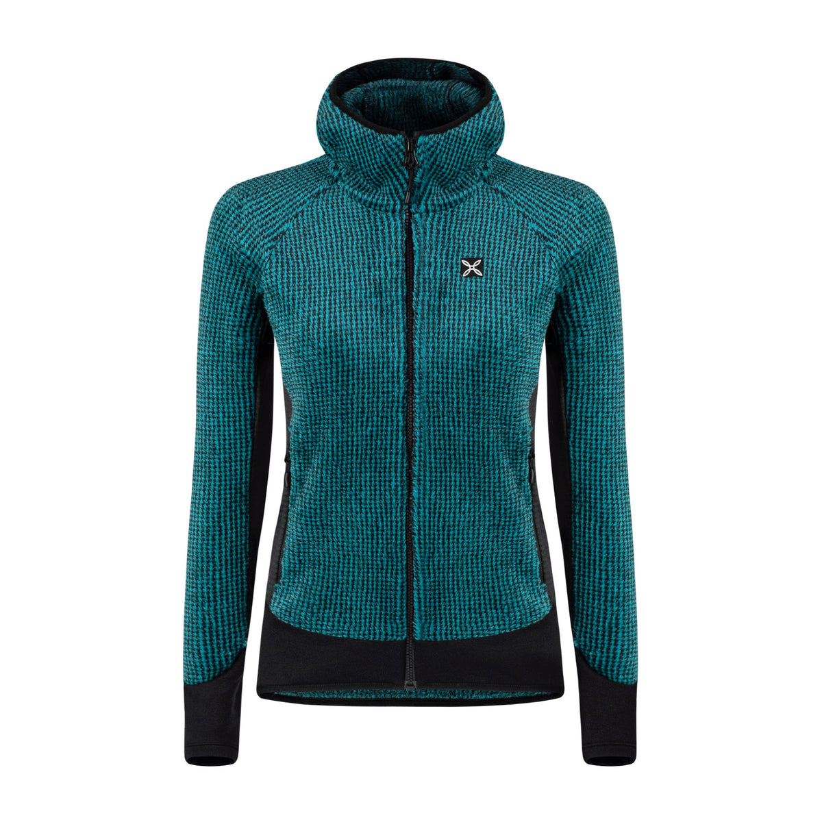 Maglia Remix Fleece Donna Care Blue