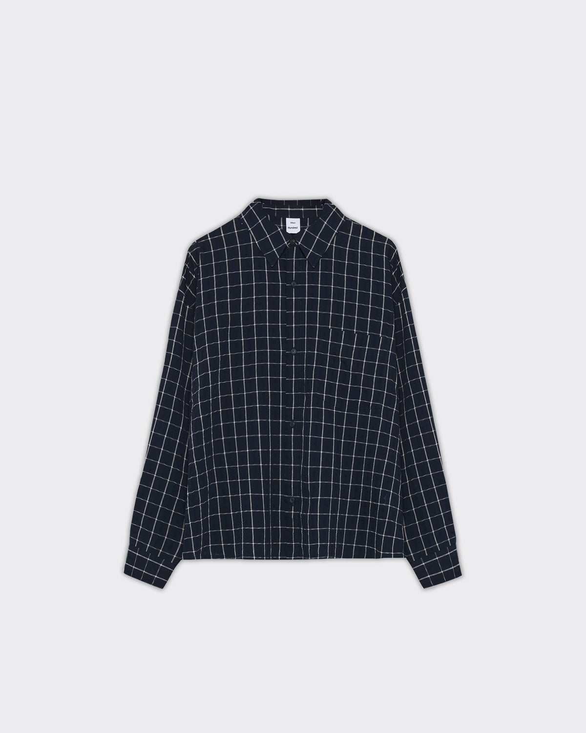 Camicia Maza Check Navy Blue