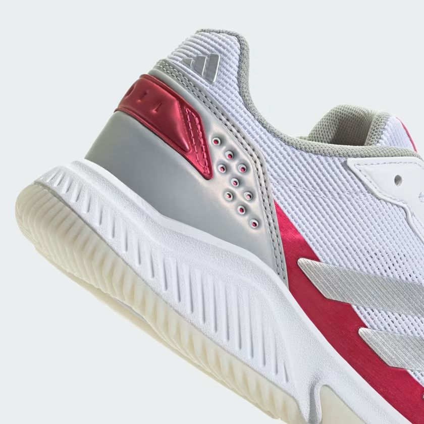Scarpe da Padel Courtquick Donna Cloud White/Silver Metallic/Lucid Pink