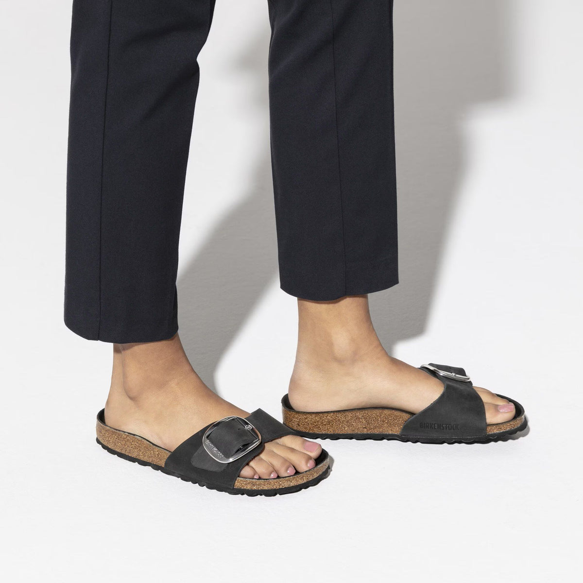 Sandali Madrid Big Buckle Donna Black