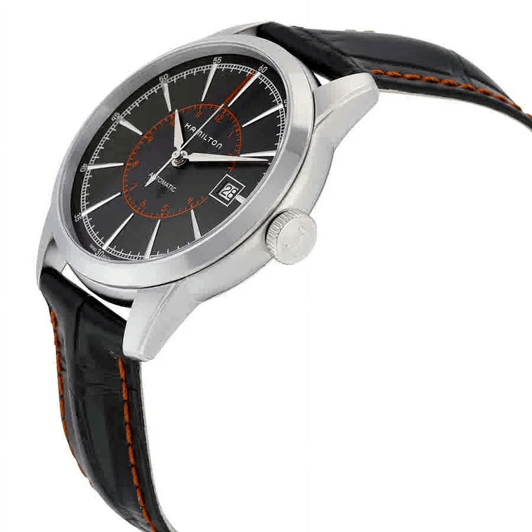 Hamilton American Classic 40mm – cinturino in pelle nero H40555731