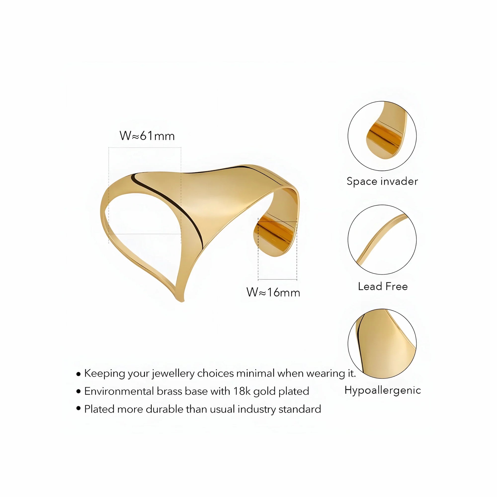 Deborah Palm Cuff
