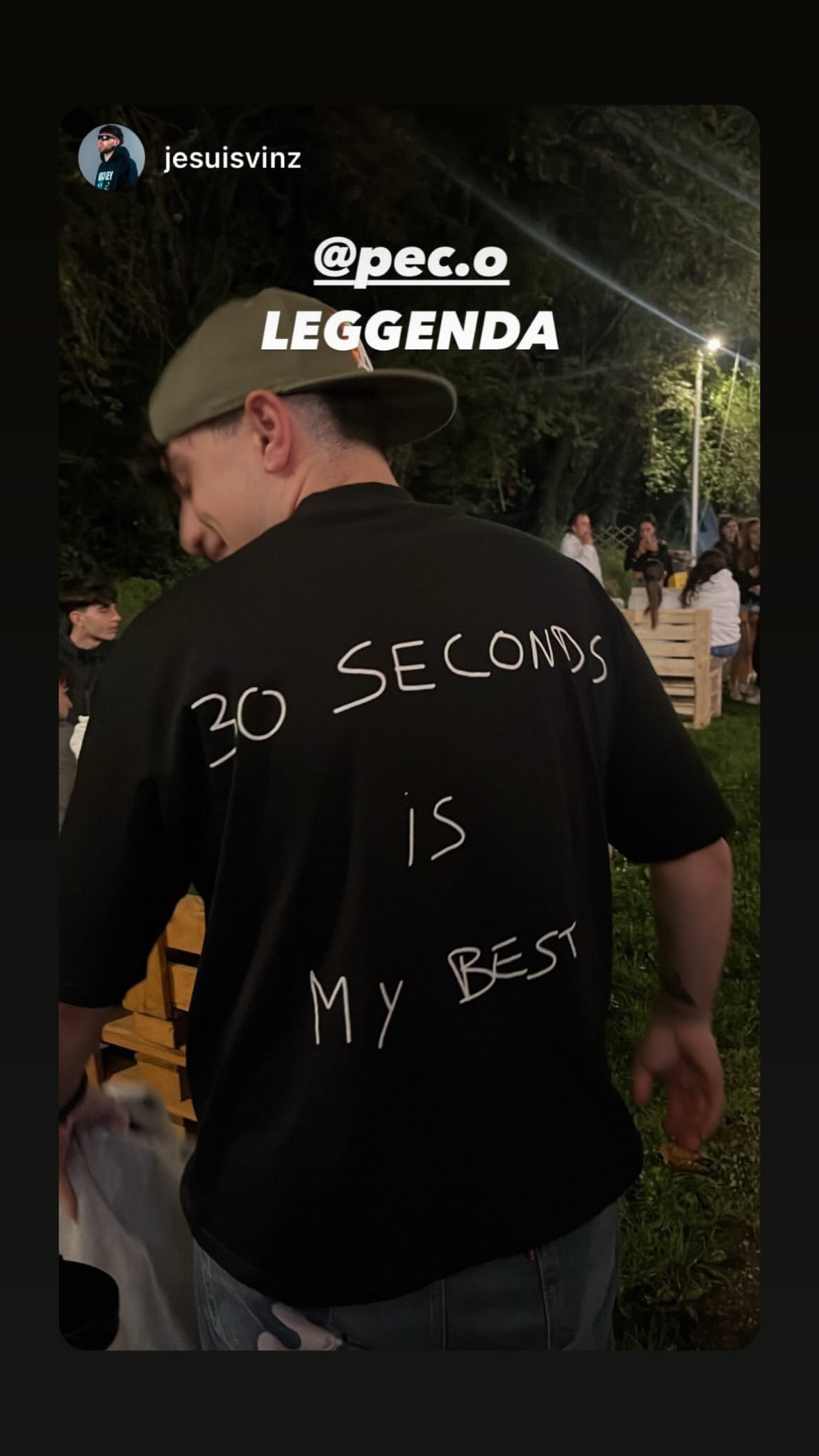 Pogostore.it 30 Seconds Tee 30SEC Nero/Bianco - T-shirt Grafica