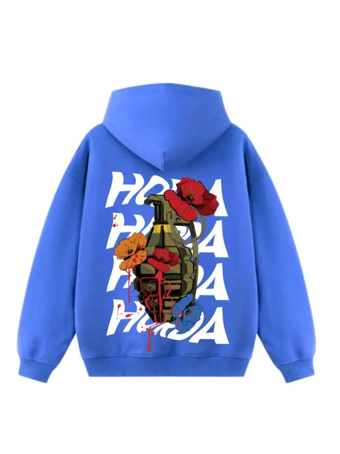 Hoodie Bomb Boxy Fit 460g 100% Cotone Oversize