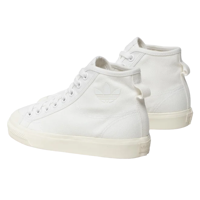 Adidas Originals men's canvas high-top sneakers Nizza Hi H01110 white
