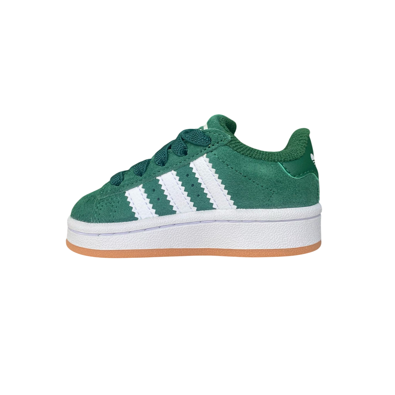 Adidas Originals children's sneakers with hook-and-loop and elastic laces Campus 00s JI4333 green-white