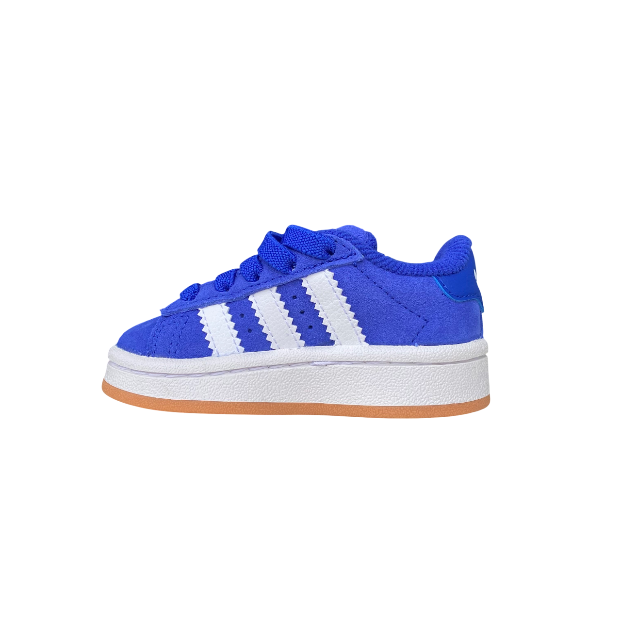 Adidas Originals Kids' Hook-and-Loop and Elastic Lace Sneakers Campus 00s JR5787 Blue-White