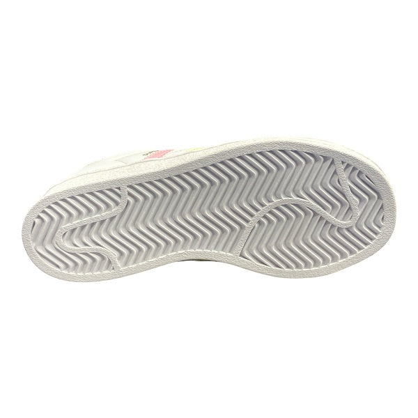 Adidas Originals Superstar C GY3331 White-Pink-Lime Girls' Sneakers