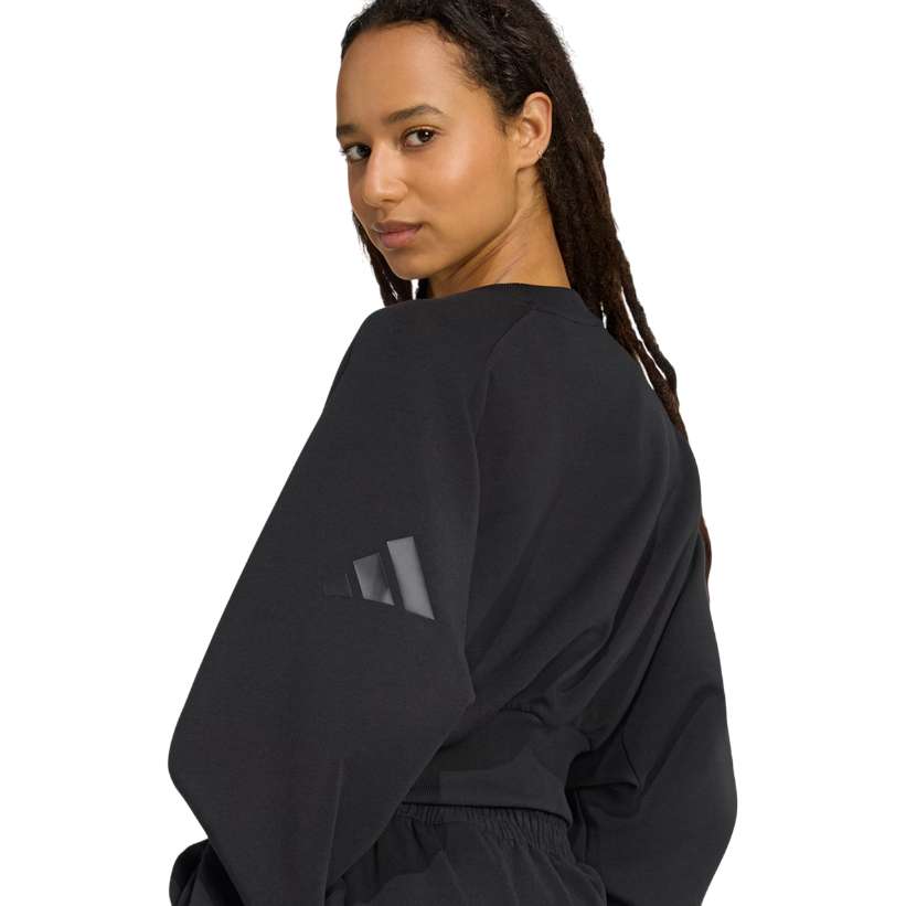 Adidas felpa da donna Soft Lux Loose JM3836 nero