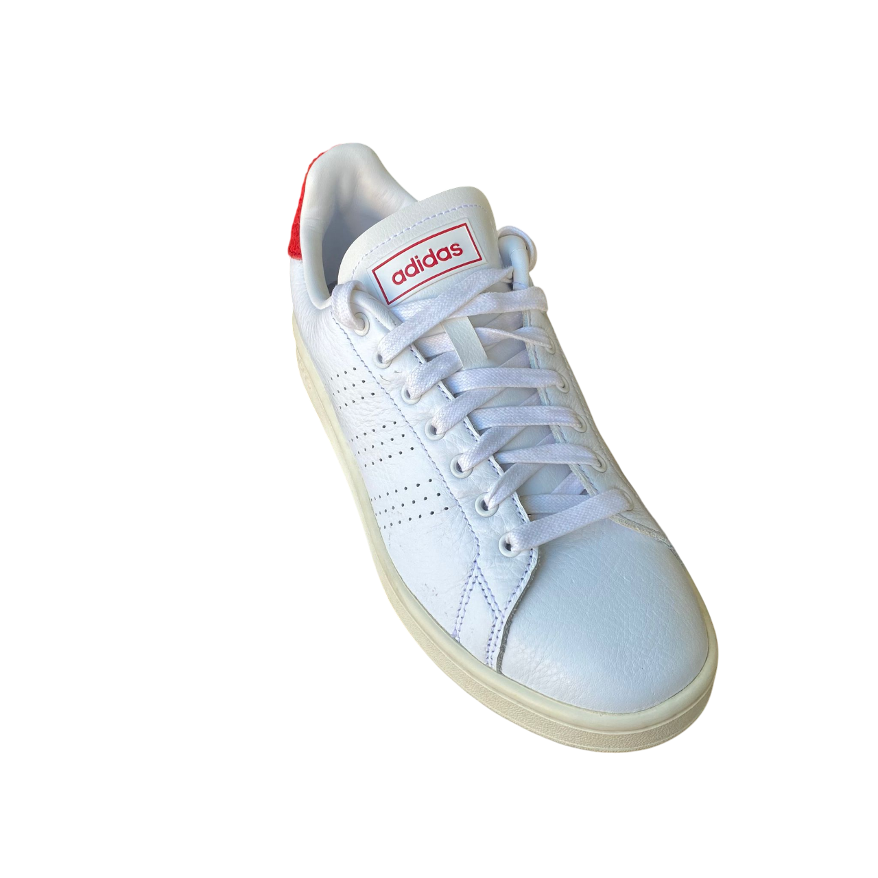Adidas Men's Sneaker Shoe Advantage EG3773 White-Red