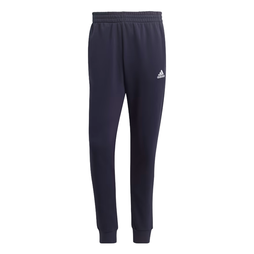 Adidas men's brushed cotton tracksuit with 3 stripes IC6765 blue