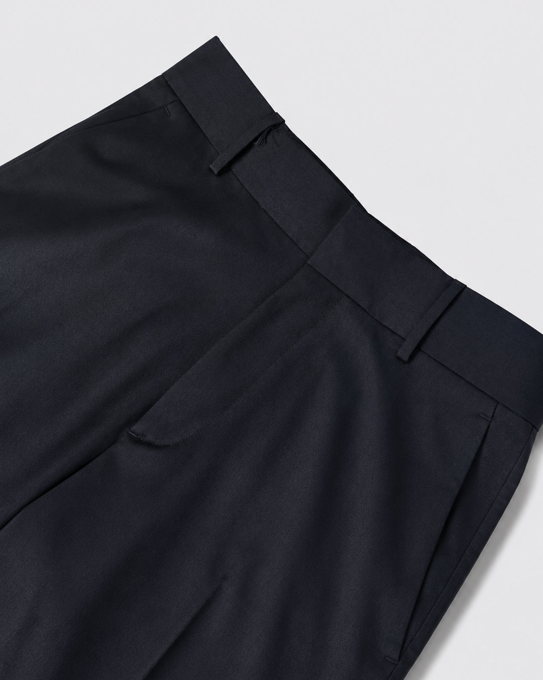 Pantalone In Lana Barrel Fit Nero