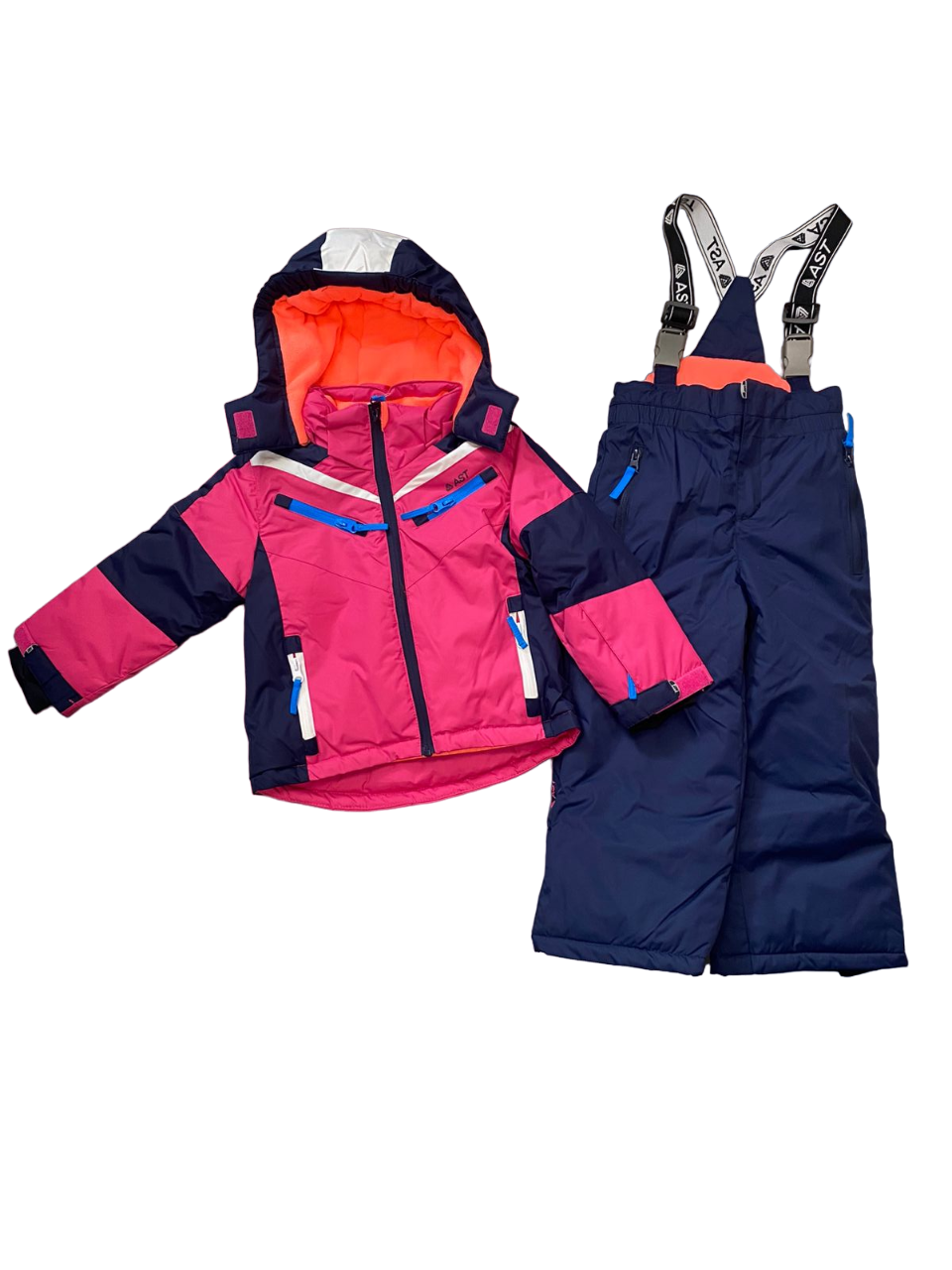 Complete YI7X PQ3 pink blue girls' ski astrolabe