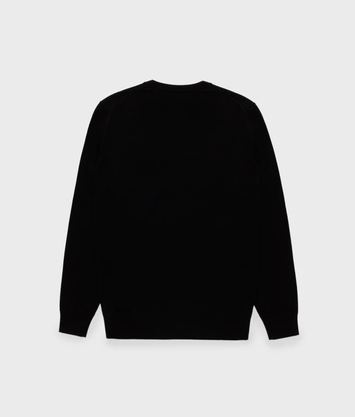 RefrigiWear Bennet Wash Pullover M26908 MA0015 G060 Uomo Nero - Maglione Lana Merino