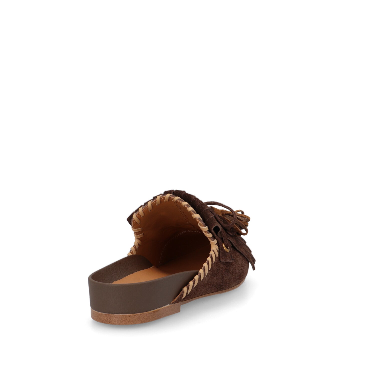 Bruno Premi Sabot Basso Donna in camoscio tdm con Nappine colorate