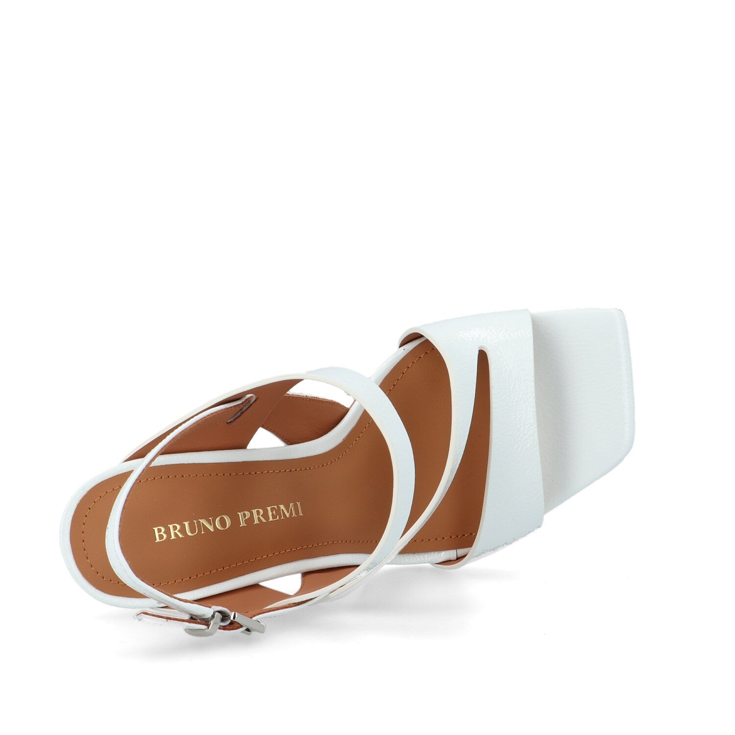 Bruno Premi sandalo in pelle finish bianco BN5305X