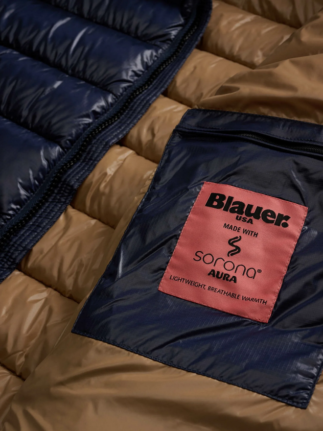 Blauer Adams Giubbetto Uomo Nylon Eco Blu 25WBLUC02079-A05958