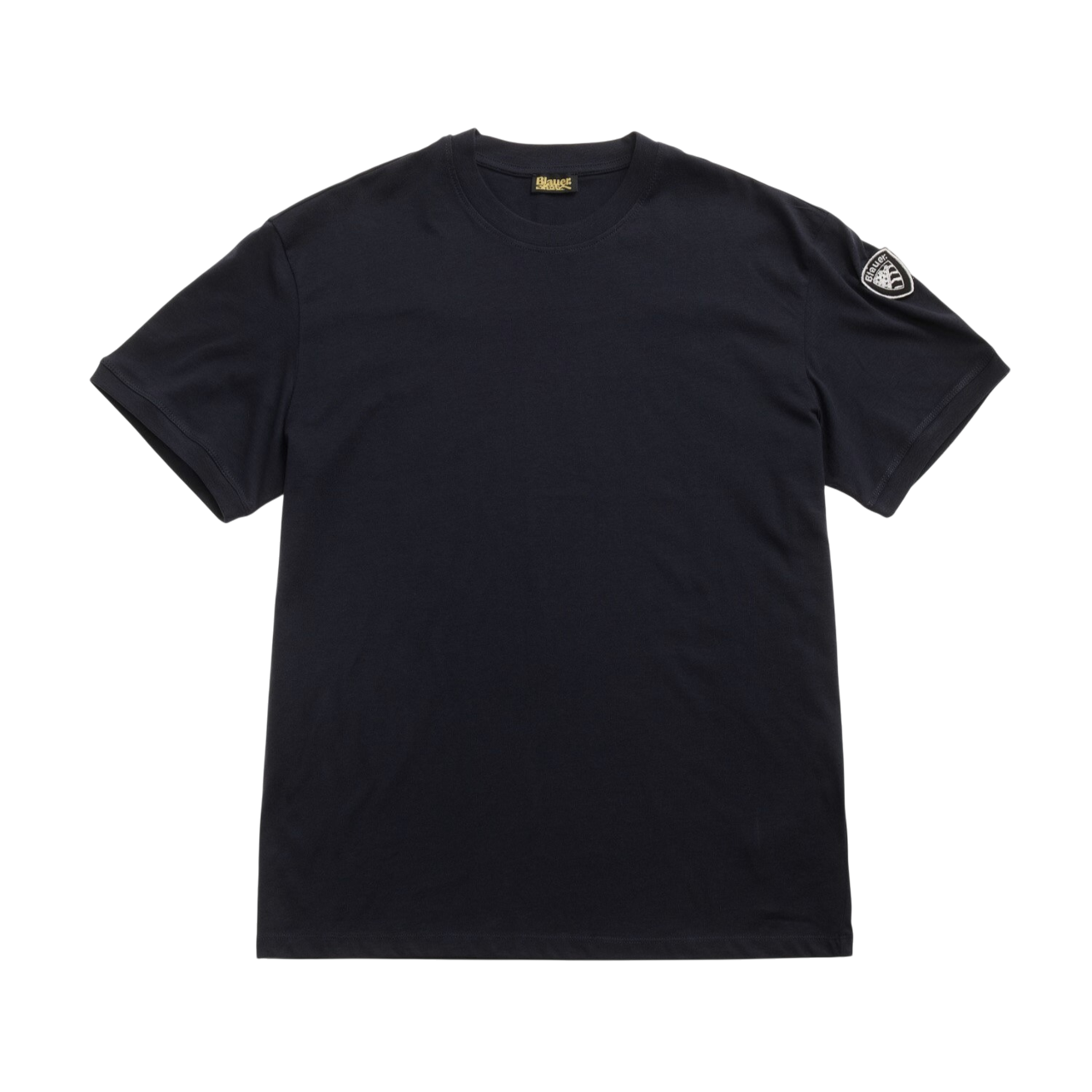 Blauer maglietta manica corta da uomo con logo sulla manica Anthony 25SBLUH02275 007100 999 nero