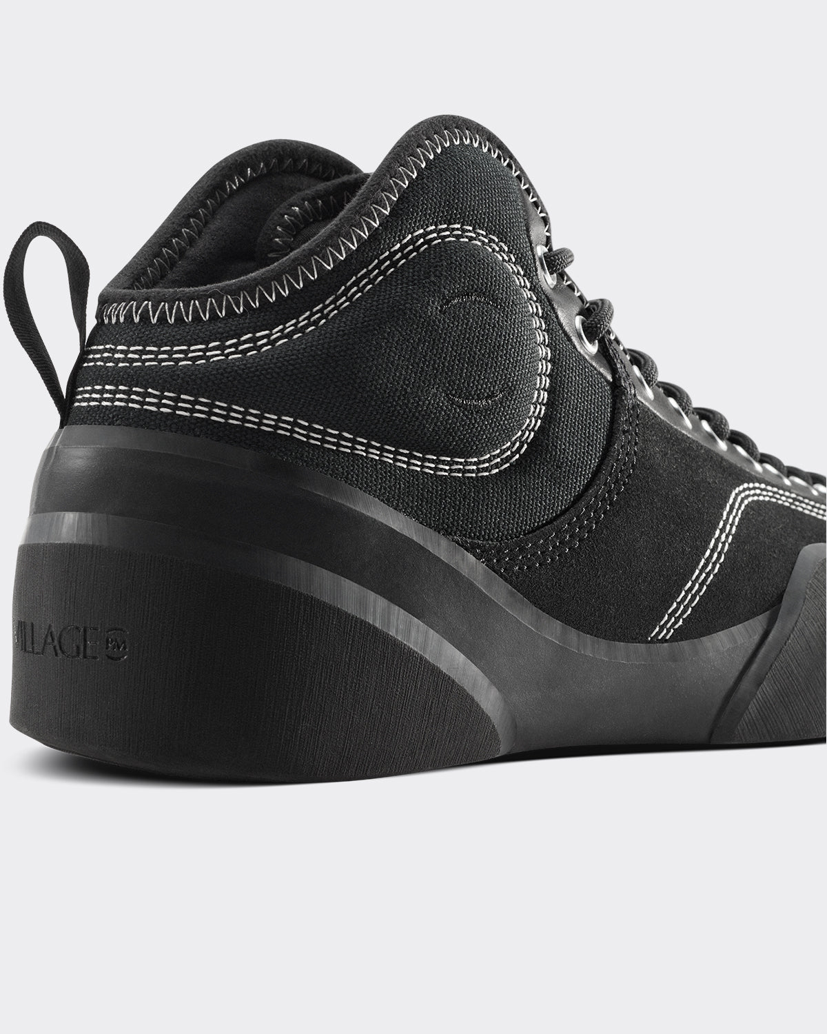 Sneakers 1PM Mid Leather Suede/Canvas Black/Natural Black