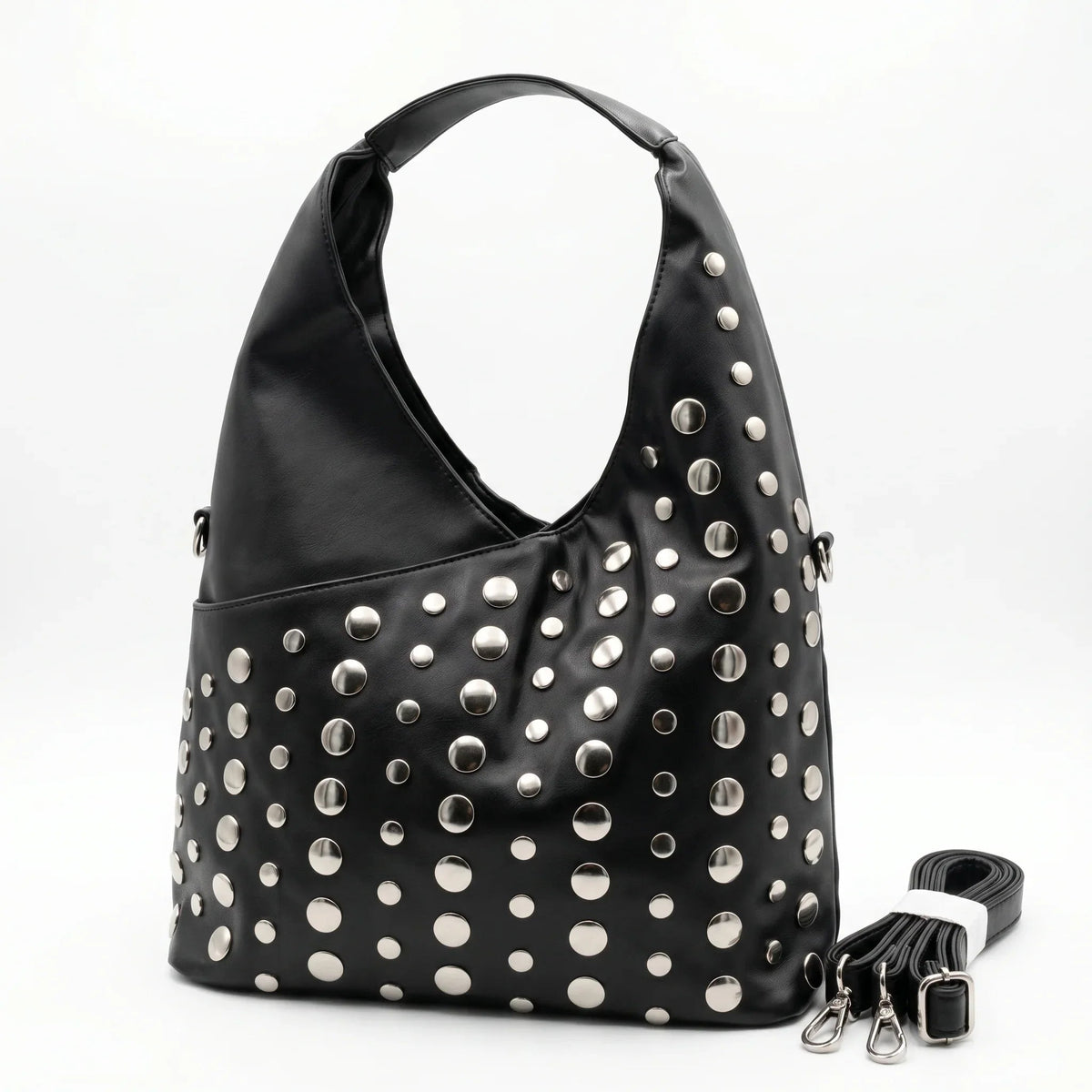 Silver Dot Borsa Grande in Ecopelle