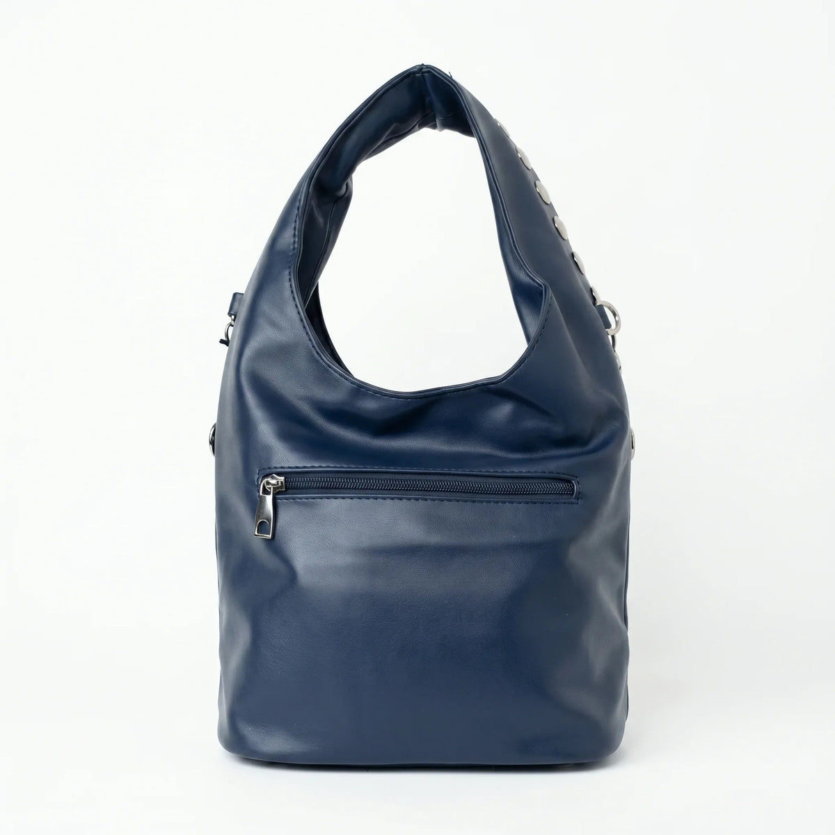 Silver Dot Borsa Media in Ecopelle