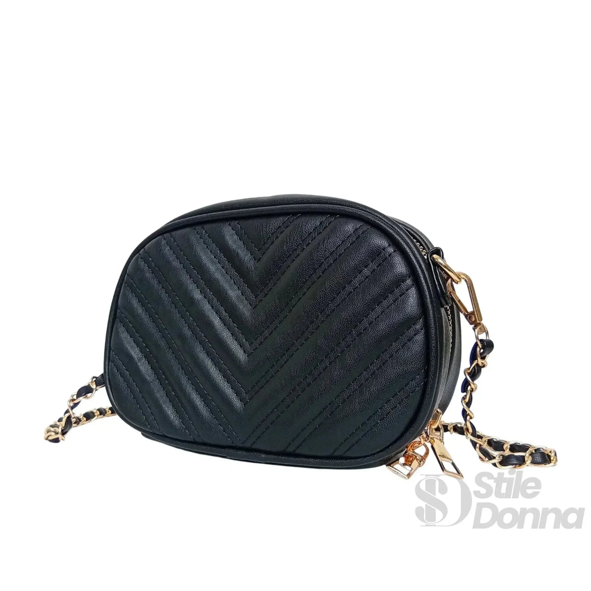 Borsa a Tracolla Ovale Trapuntata