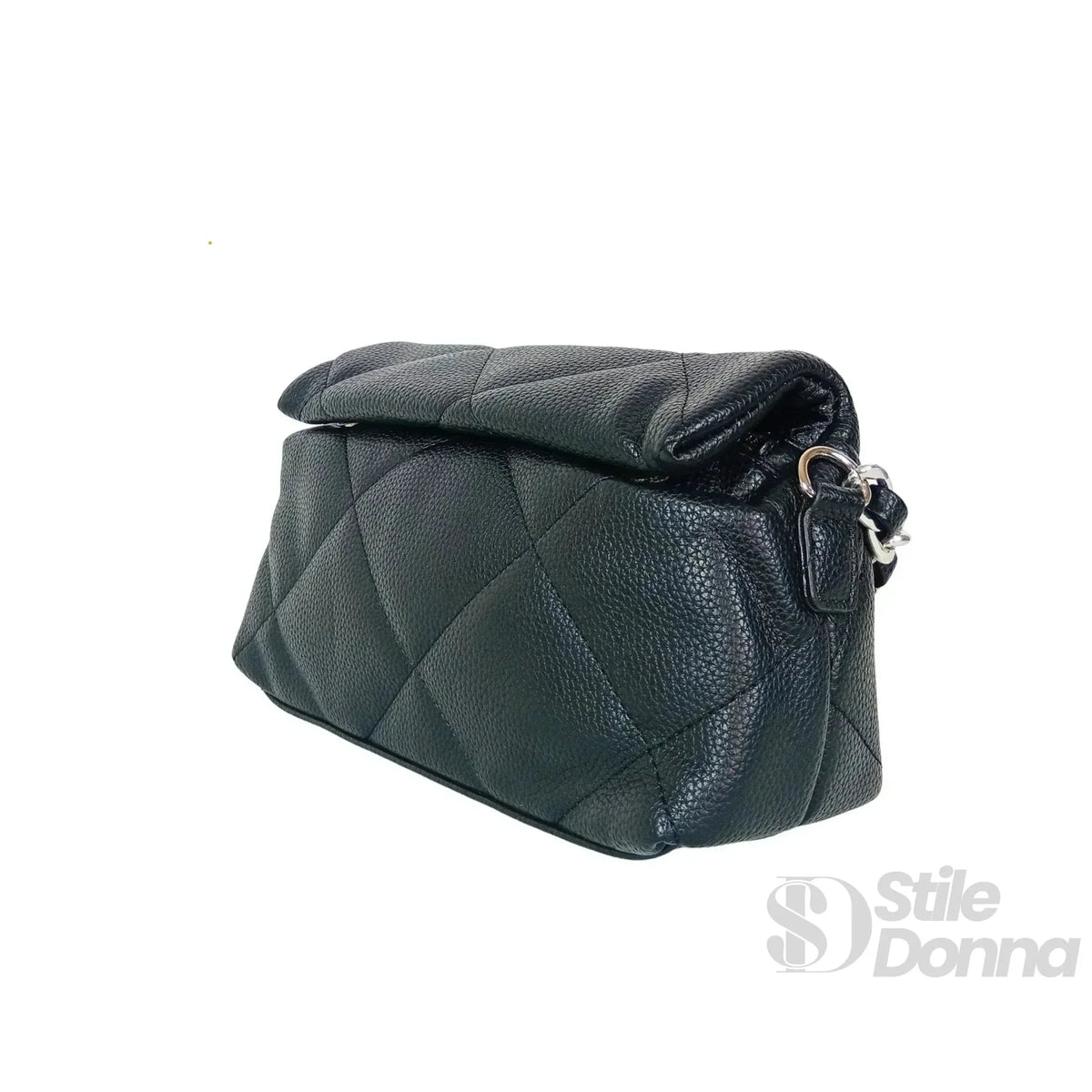 Borsa a Tracolla Compatta in Ecopelle