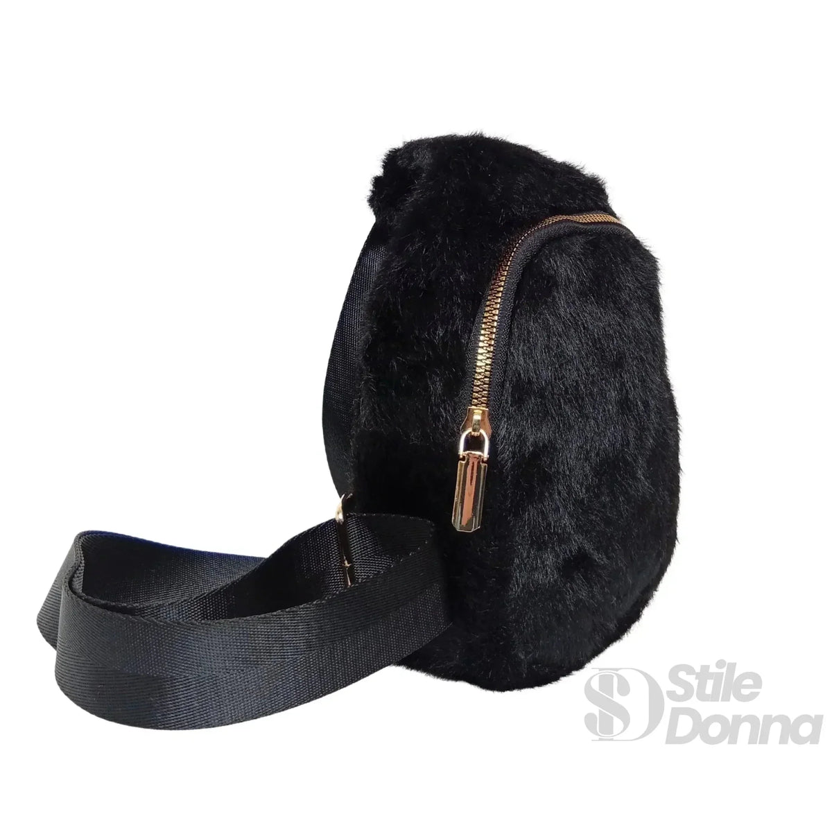 Borsa Mini in Pelliccia Sintetica