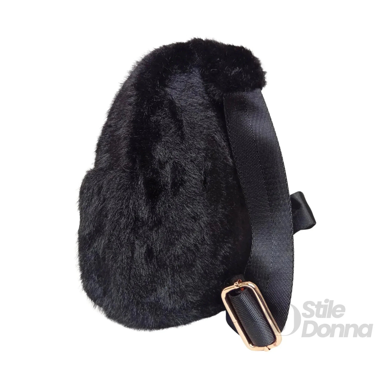 Borsa Mini in Pelliccia Sintetica