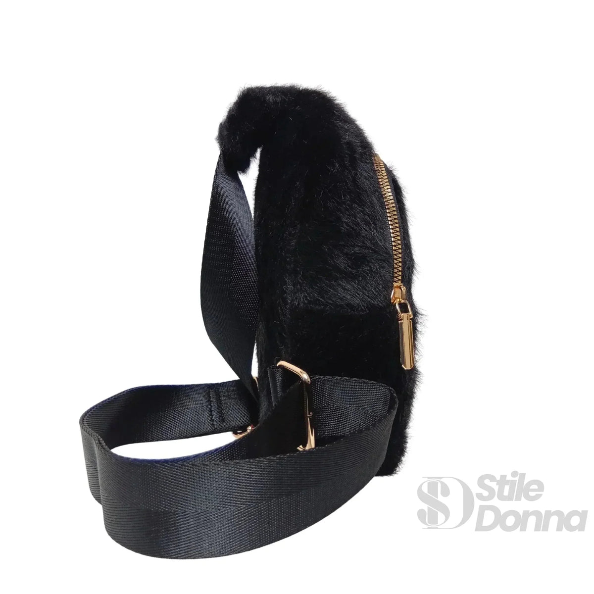 Borsa Mini in Pelliccia Sintetica