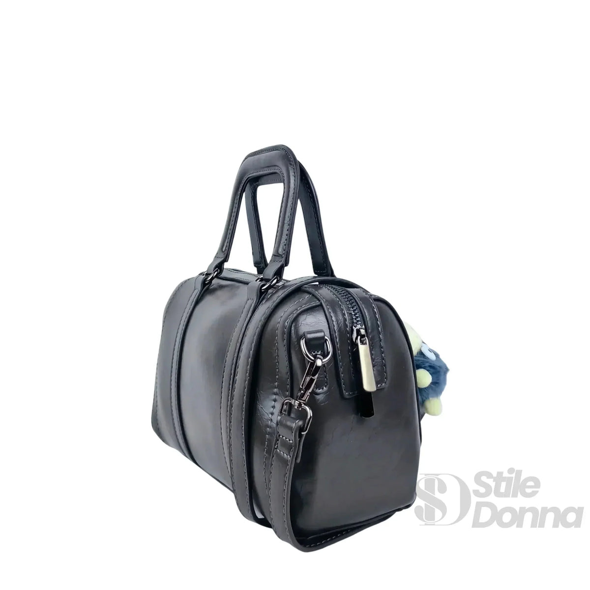 Borsa in Ecopelle Grigio Scuro