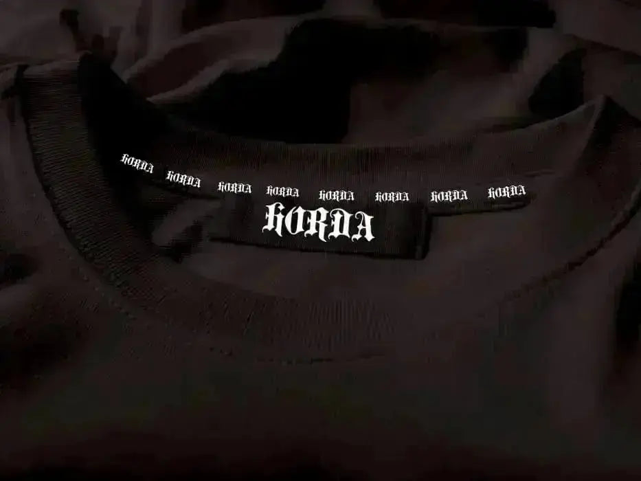T-shirt Boxy Fit Nera 100% cotone Gotic Dog
