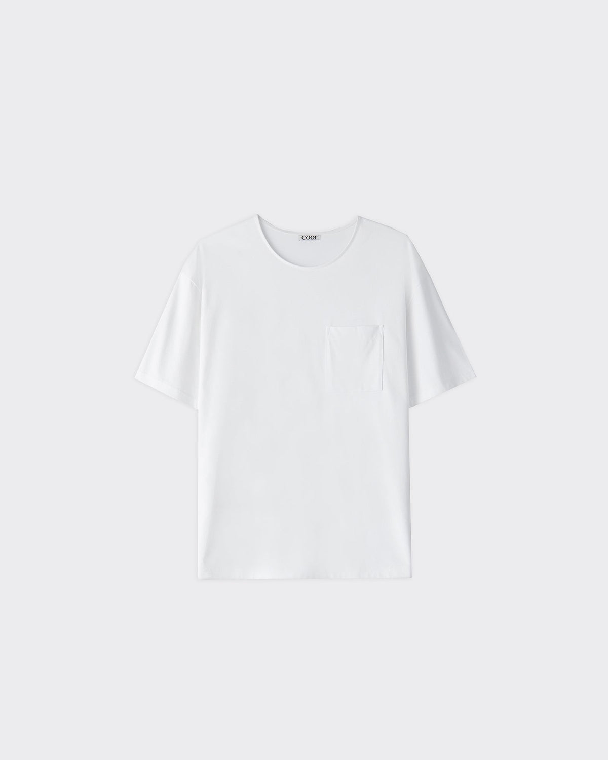 T-Shirt Semi Overfit Supima Cotton Bianca