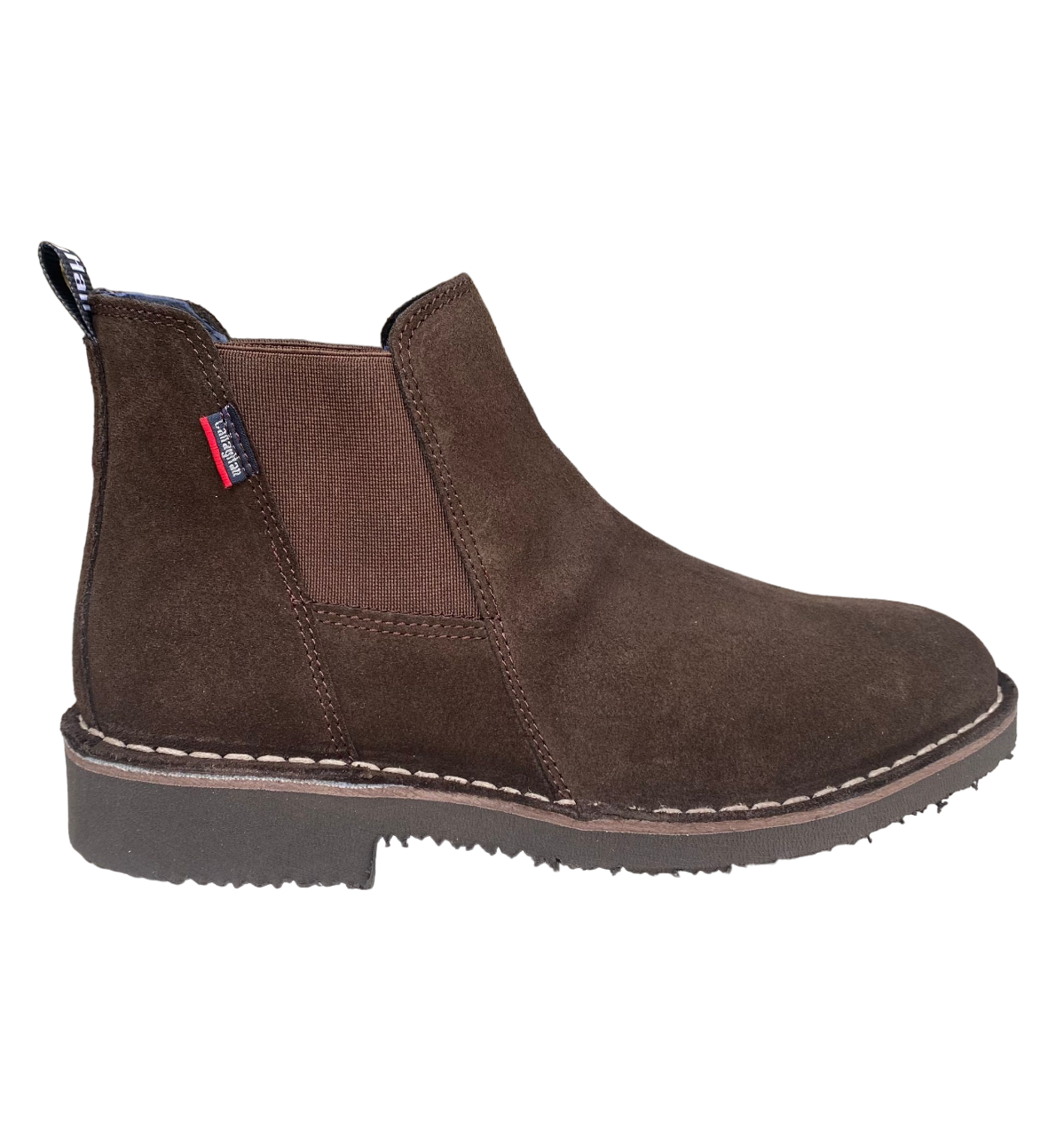 Callaghan men's ankle boots with elastic, suede with Scotchgard Ante Gene protection 60402 brown