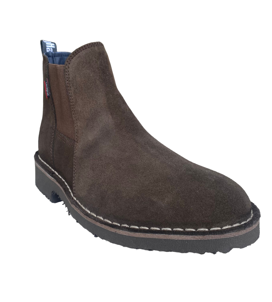 Callaghan men's ankle boots with elastic, suede with Scotchgard Ante Gene protection 60402 brown