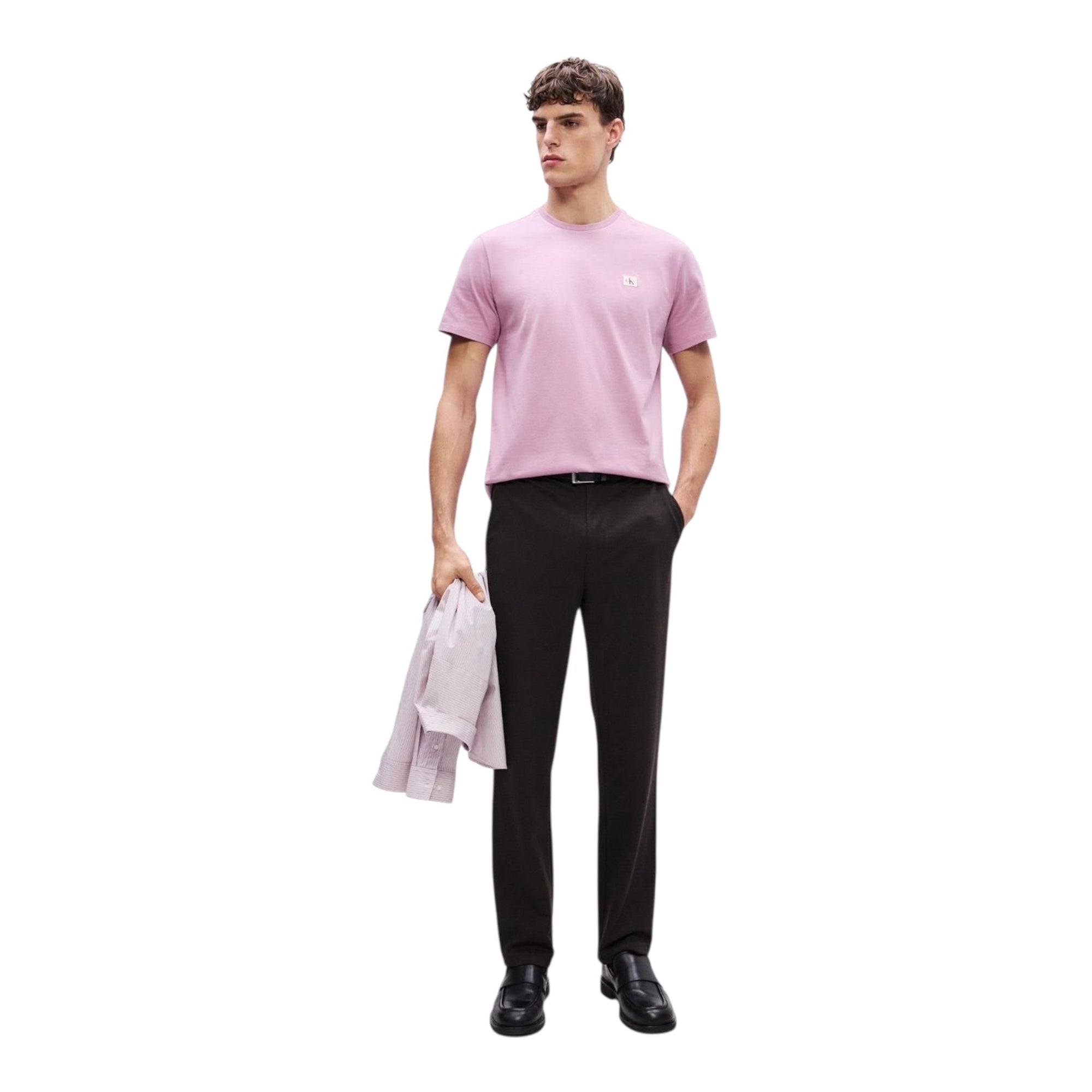 Calvin Klein T-shirt Basic LV04RC272 F5I Orchidea