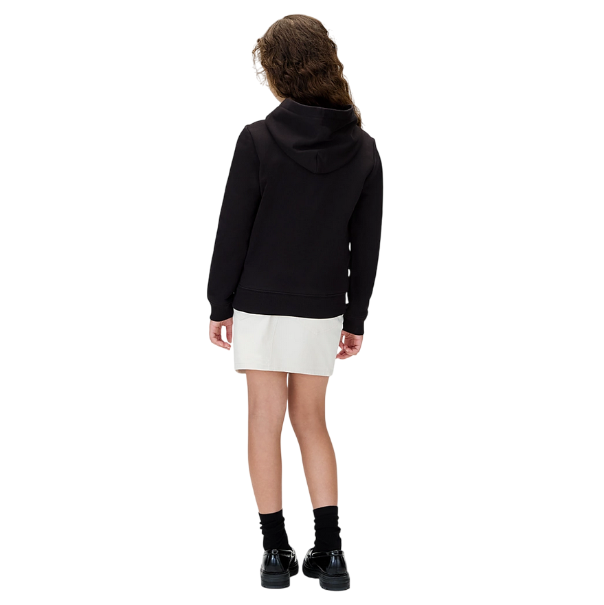 Calvin Klein Felpa con Cappuccio Unisex Junior IU0IU00712BEH Nera