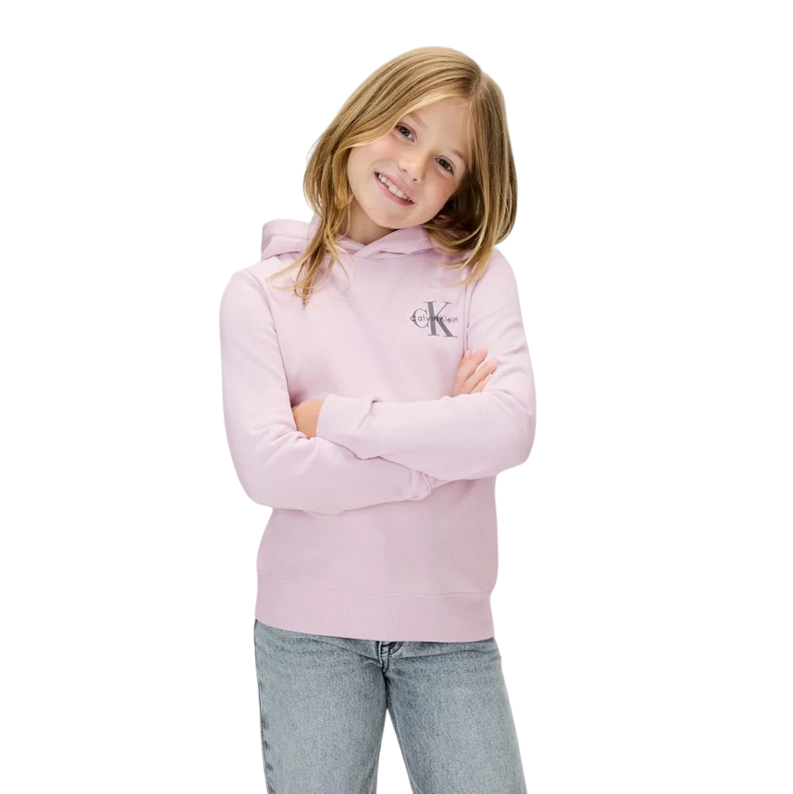 Calvin Klein Felpa con Cappuccio Unisex Junior IU0IU00712BEH rosa
