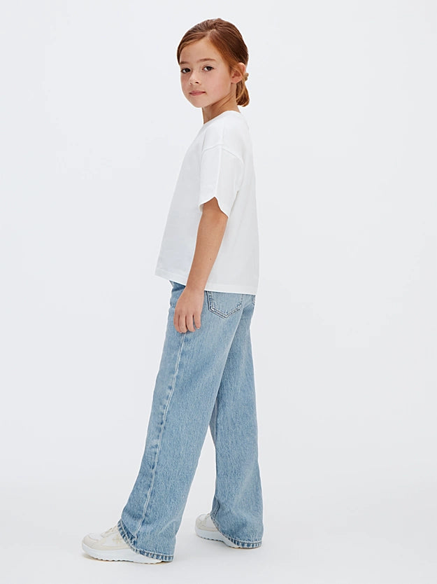 Calvin Klein T-Shirt Junior Boxy Fit Bianca LVCKSJA16G | 8-16 Anni