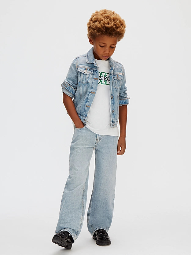 Calvin Klein Jeans Skater Junior Blu Chiaro LVCKSJC47B | 8-16 Anni