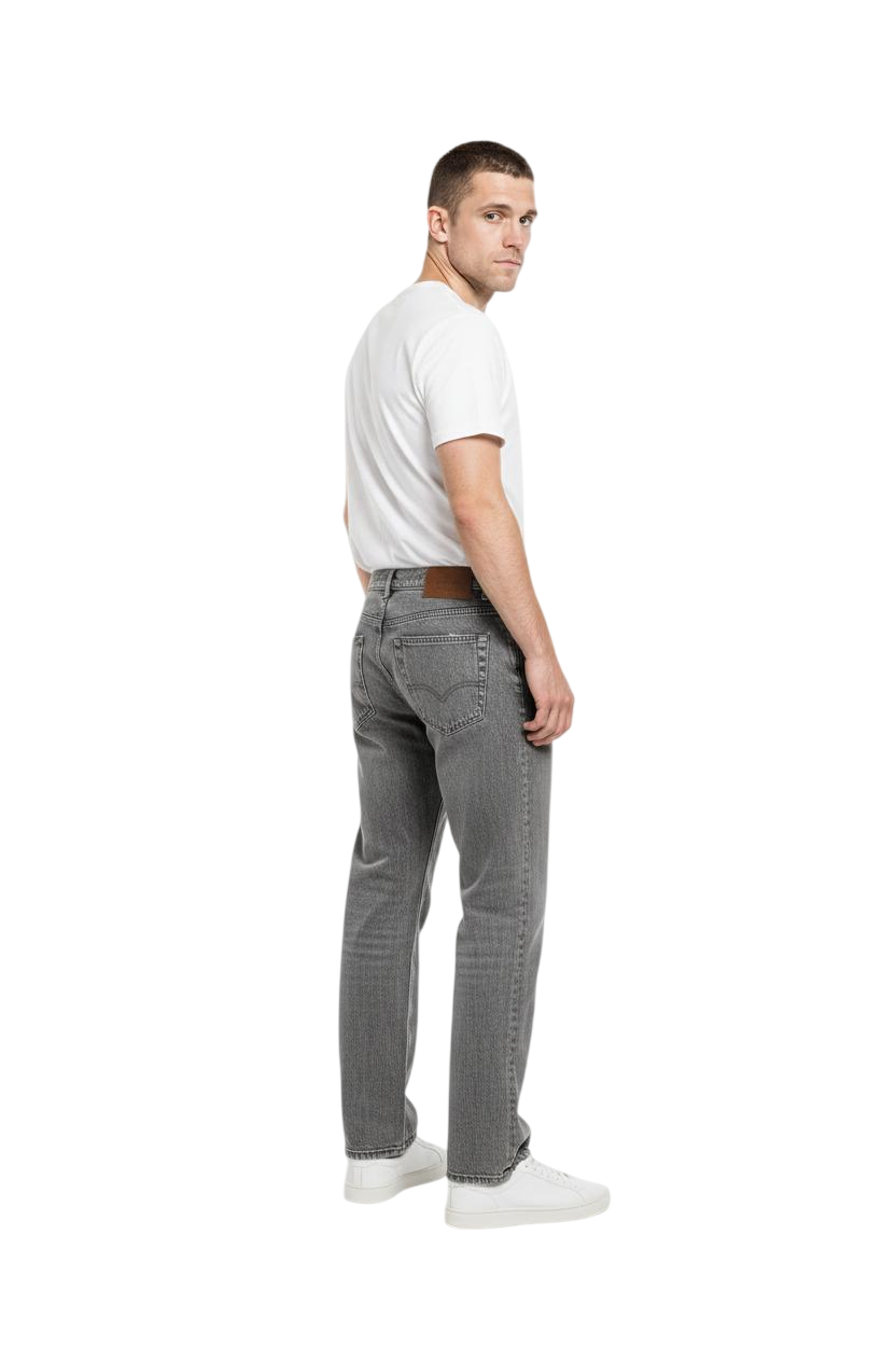 Calvin Klein Jeans Uomo LV04RRE726G Nero | Denim Slim Fit Stretch Streetwear