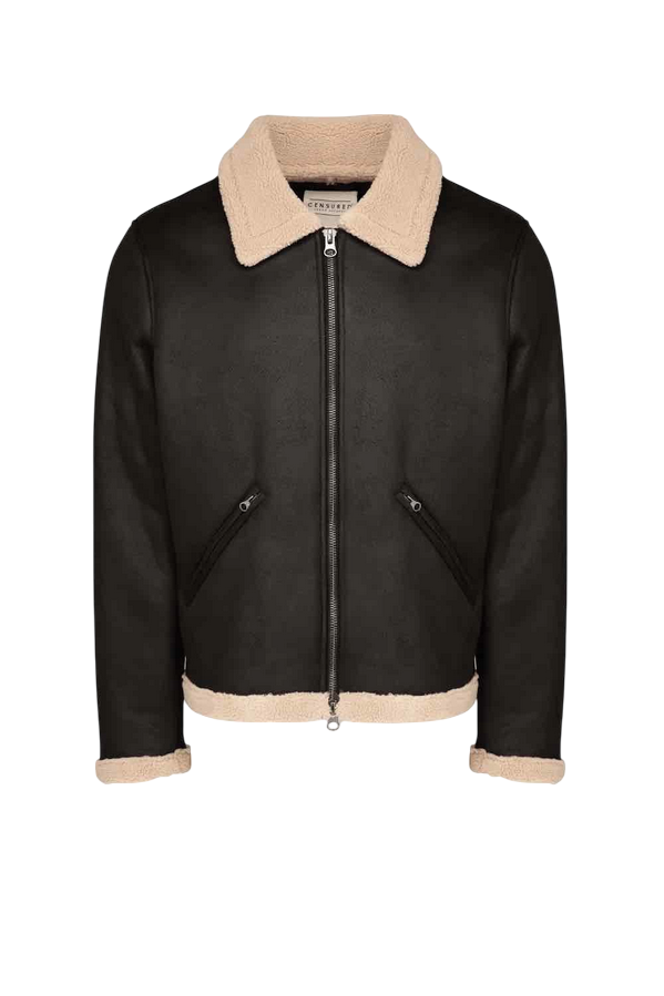 Censured Giacca Uomo Montone Marrone JMEVIETPSO5 14 | L'Inverno al Top del Comfort